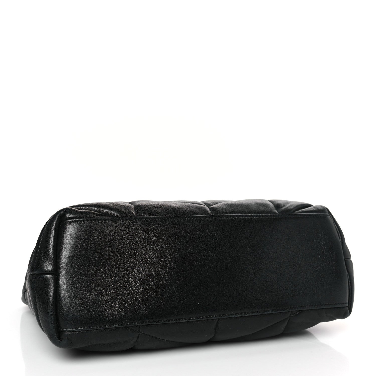 Saint Laurent Lambskin Quilted Small Loulou Puffer Monogram Chain Satchel Black 4 of 9