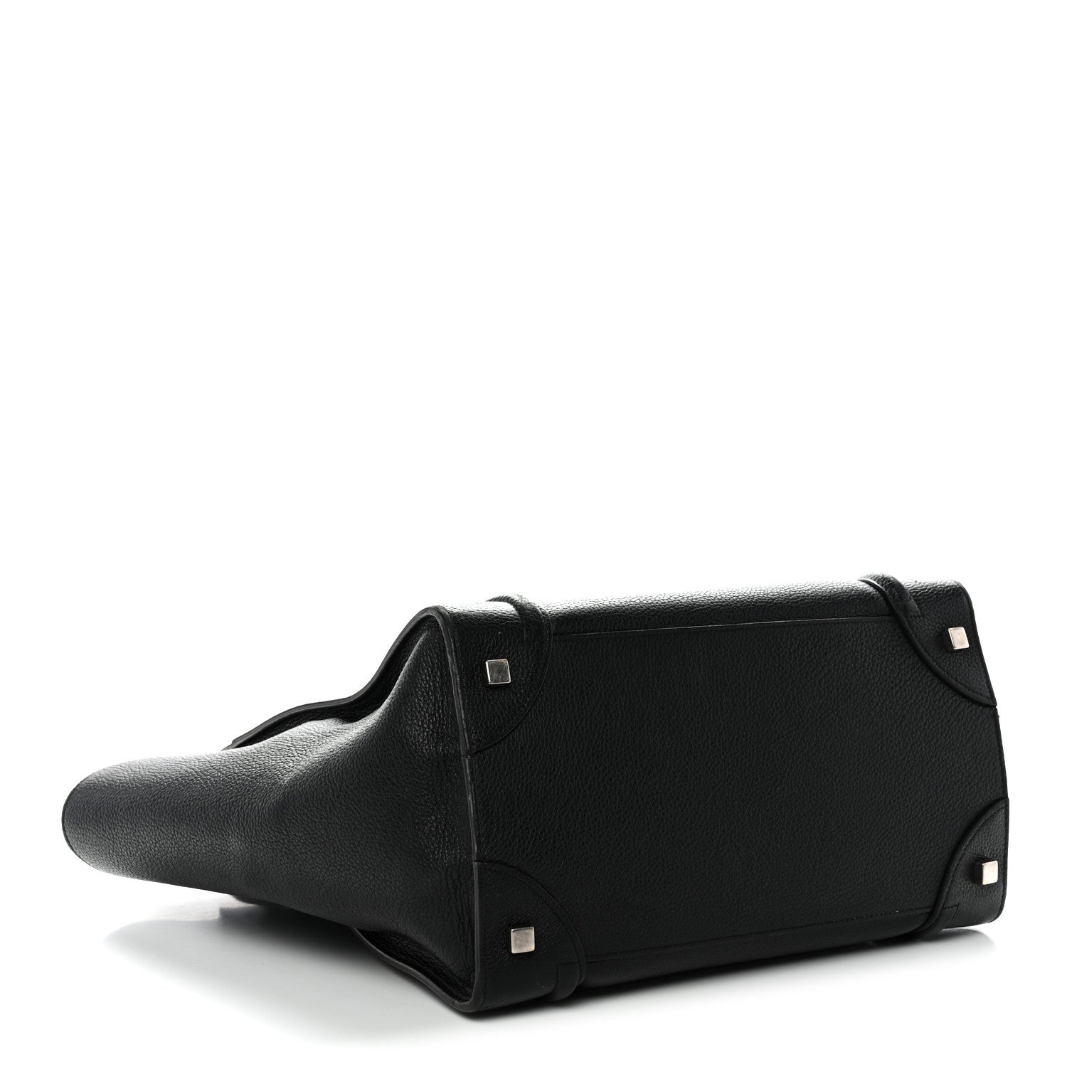 Celine Drummed Calfskin Mini Luggage Black 4 of 17