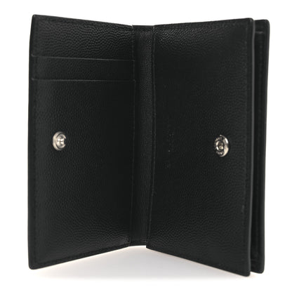 Saint Laurent Grain De Poudre Business Card Case Black 5 of 9