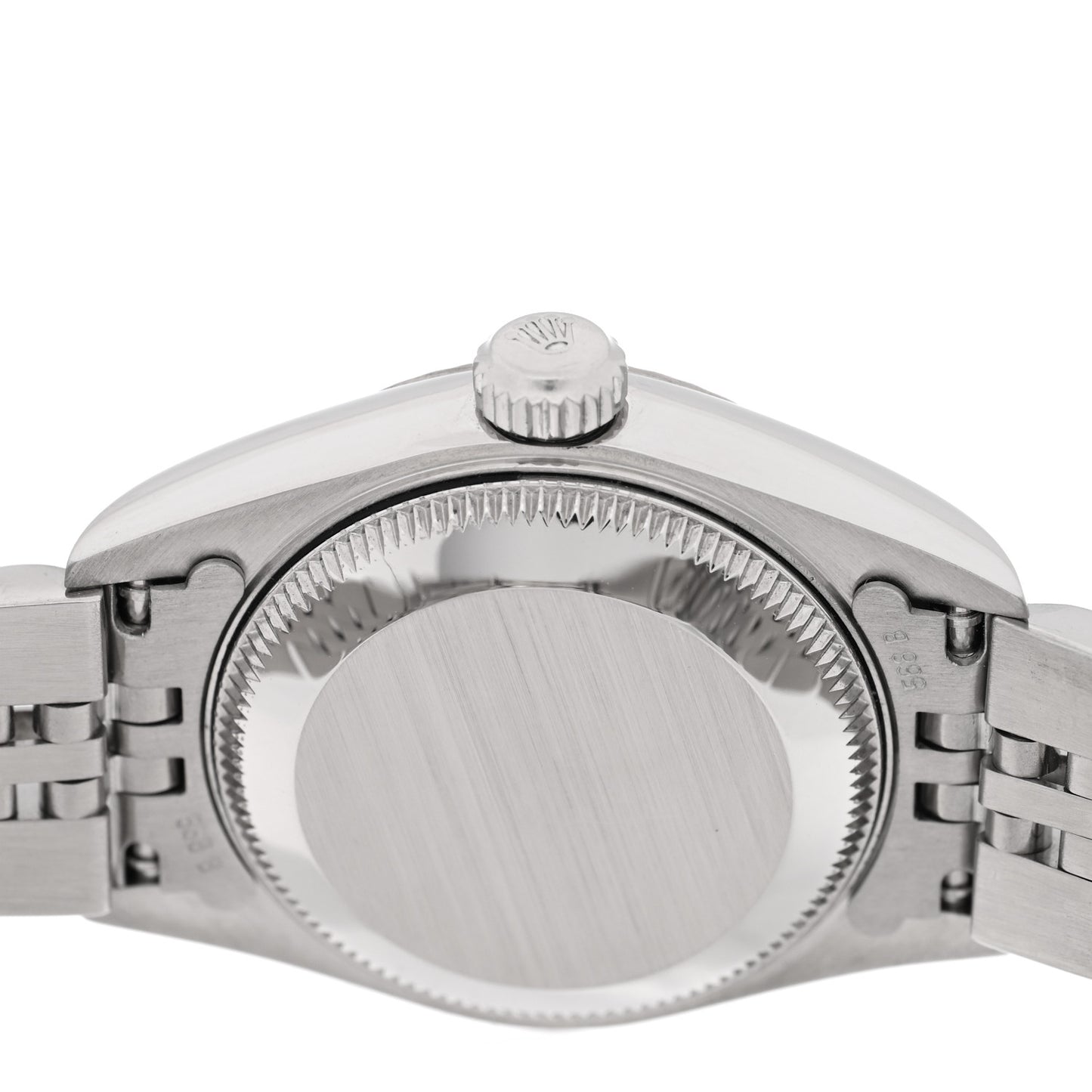 Stainless Steel 18K White Gold Diamond 26mm Oyster Perpetual Datejust Watch Silver Jubilee 79174