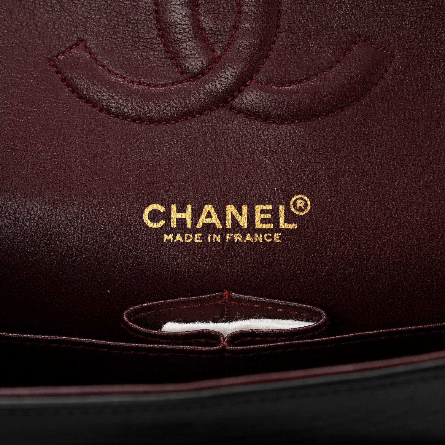 Chanel Lambskin Quilted Medium Double Flap Black 6 of 11