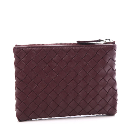 Bottega Veneta Nappa Intrecciato Key Holder Aubergine 2 of 10