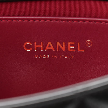 Chanel Lambskin Quilted Mini Flap Black 5 of 10
