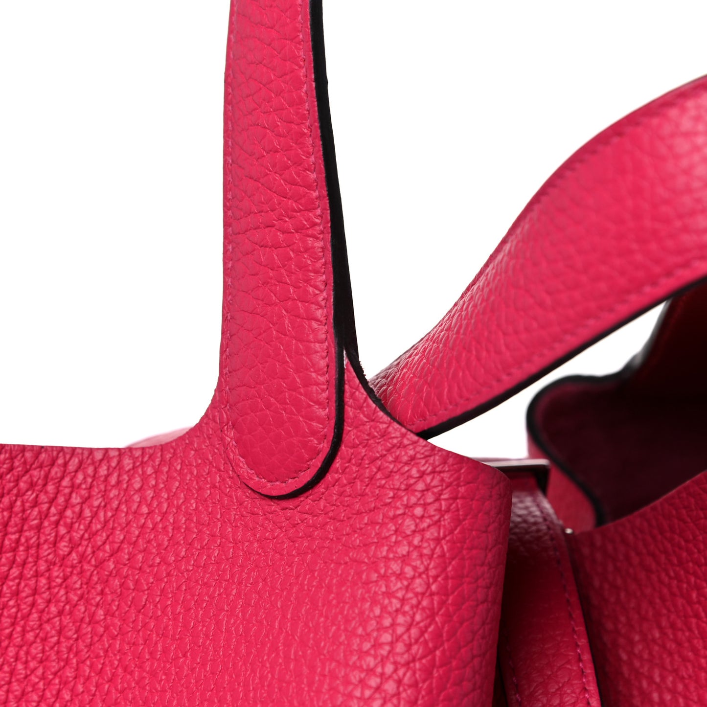 Taurillon Clemence Picotin Lock 22 MM Rose Mexico