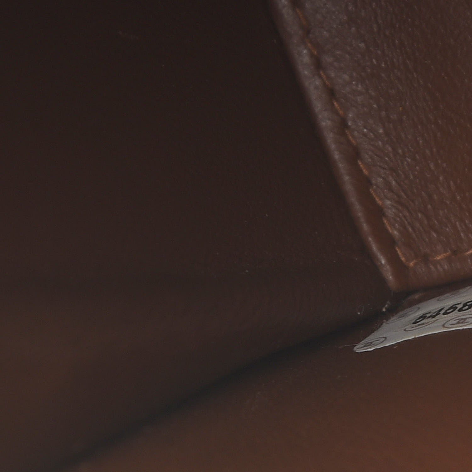 Chanel Grained Calfskin Shoulder Bag Brown 8 of 10