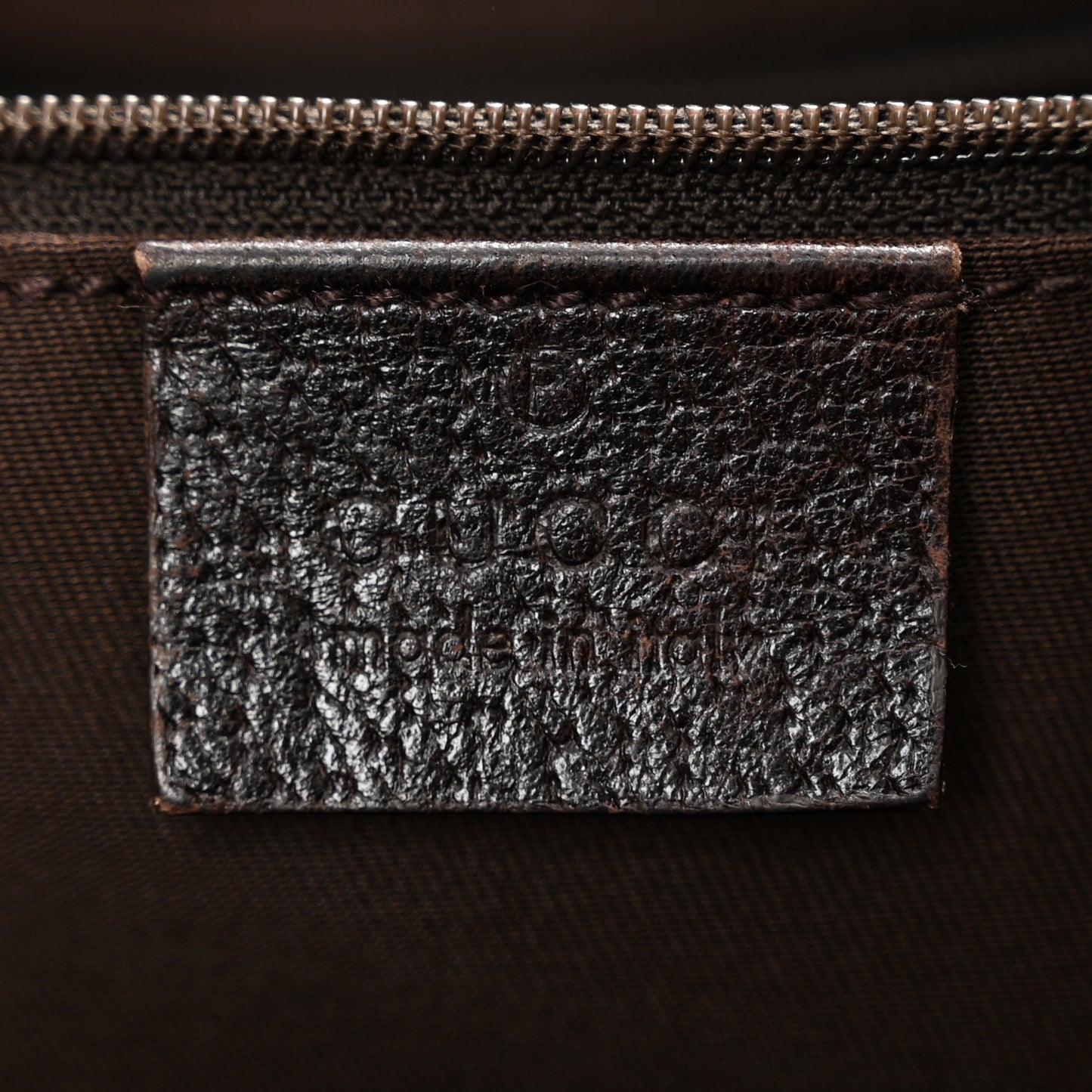 Monogram Web Tote Brown