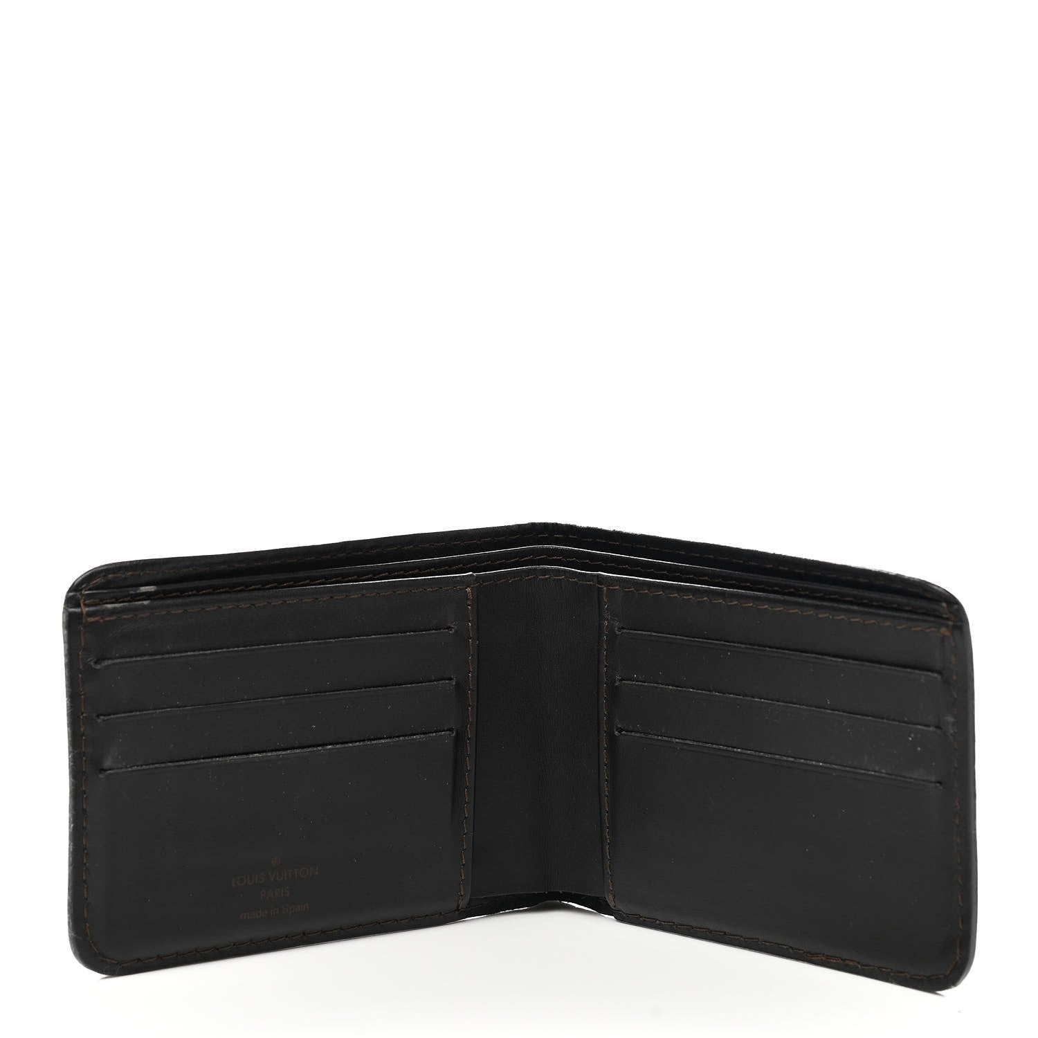 Louis Vuitton Utah 6 Cards Bill Holder Wallet Coffee 5 of 8