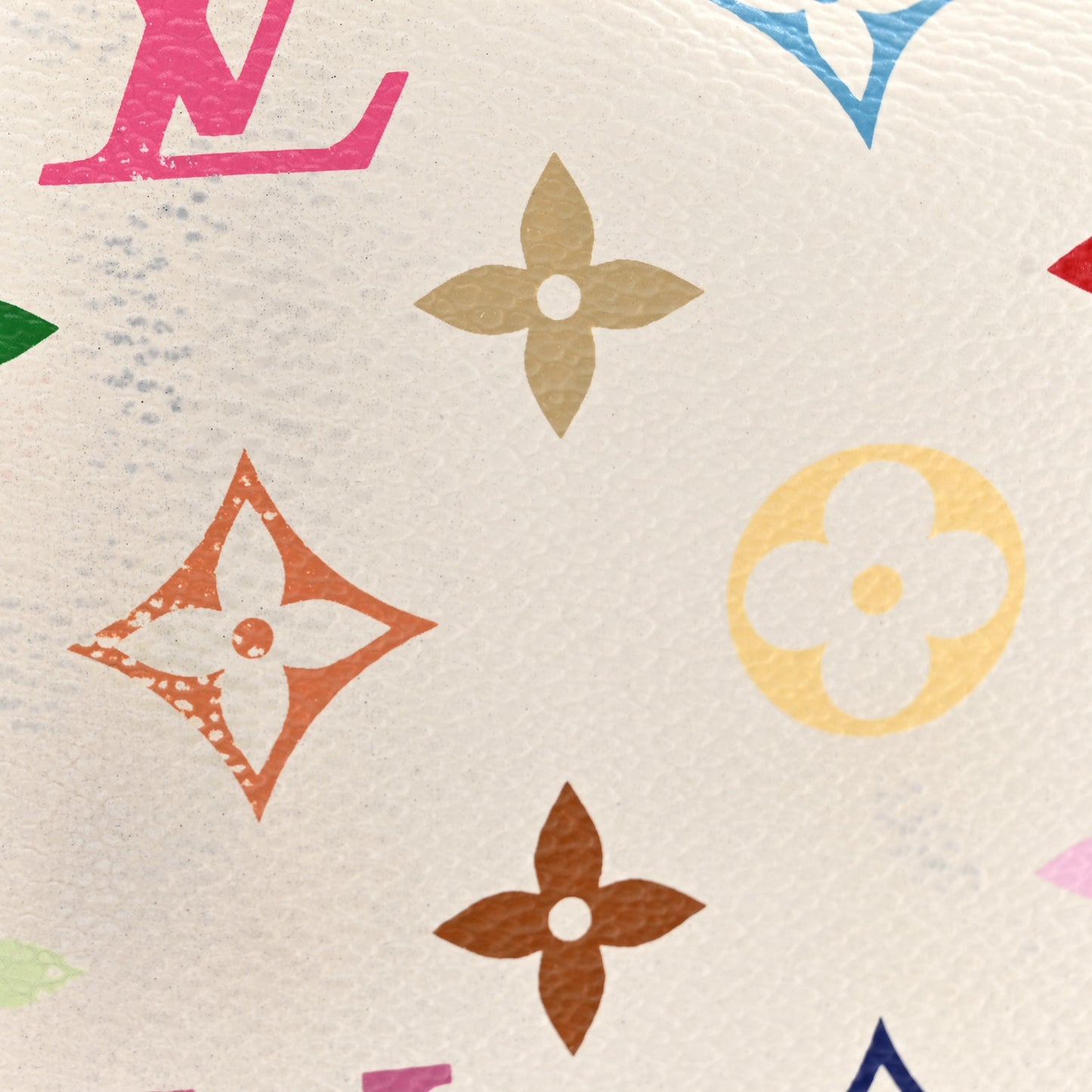 Monogram Multicolor Petit Noe White