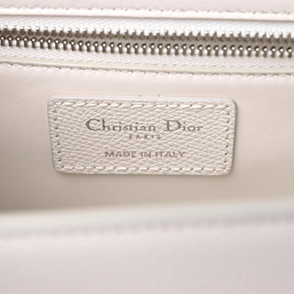 Christian Dior Grained Calfskin 30 Montaigne Chain Flap Bag White 6 of 6