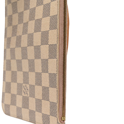 Louis Vuitton Damier Azur Neverfull MM GM Pochette Rose Ballerine 10 of 10