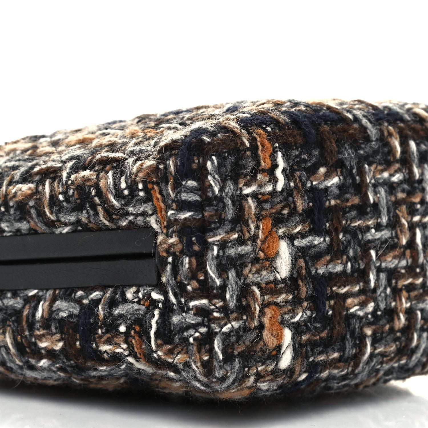 Chanel Tweed Kisslock Minaudiere Black Multicolor 5 of 11