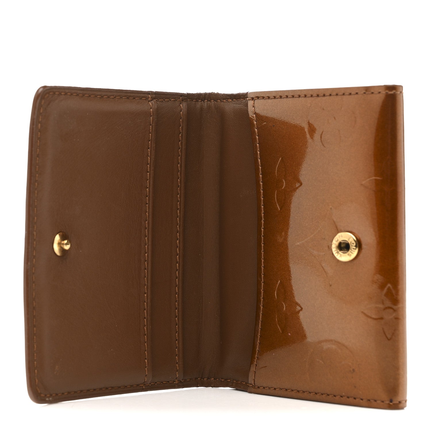 Louis Vuitton Vernis Elise Wallet Bronze 5 of 12