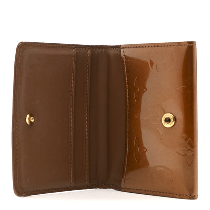 Louis Vuitton Vernis Elise Wallet Bronze 5 of 12
