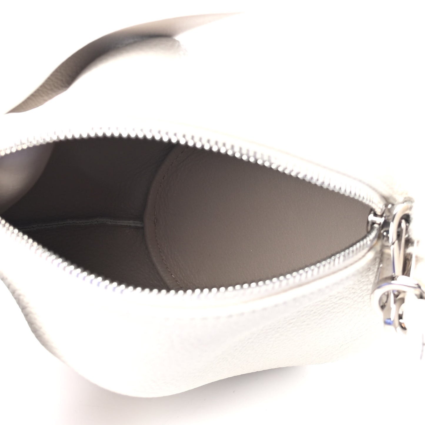 Calfskin Bunny Shoulder Bag White