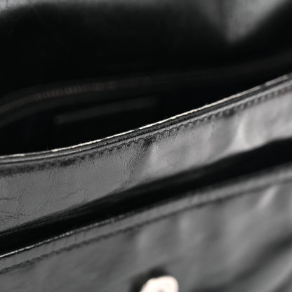 Saint Laurent Crinkled Calfskin Monogram Medium Niki Chain Satchel Black 11 of 11