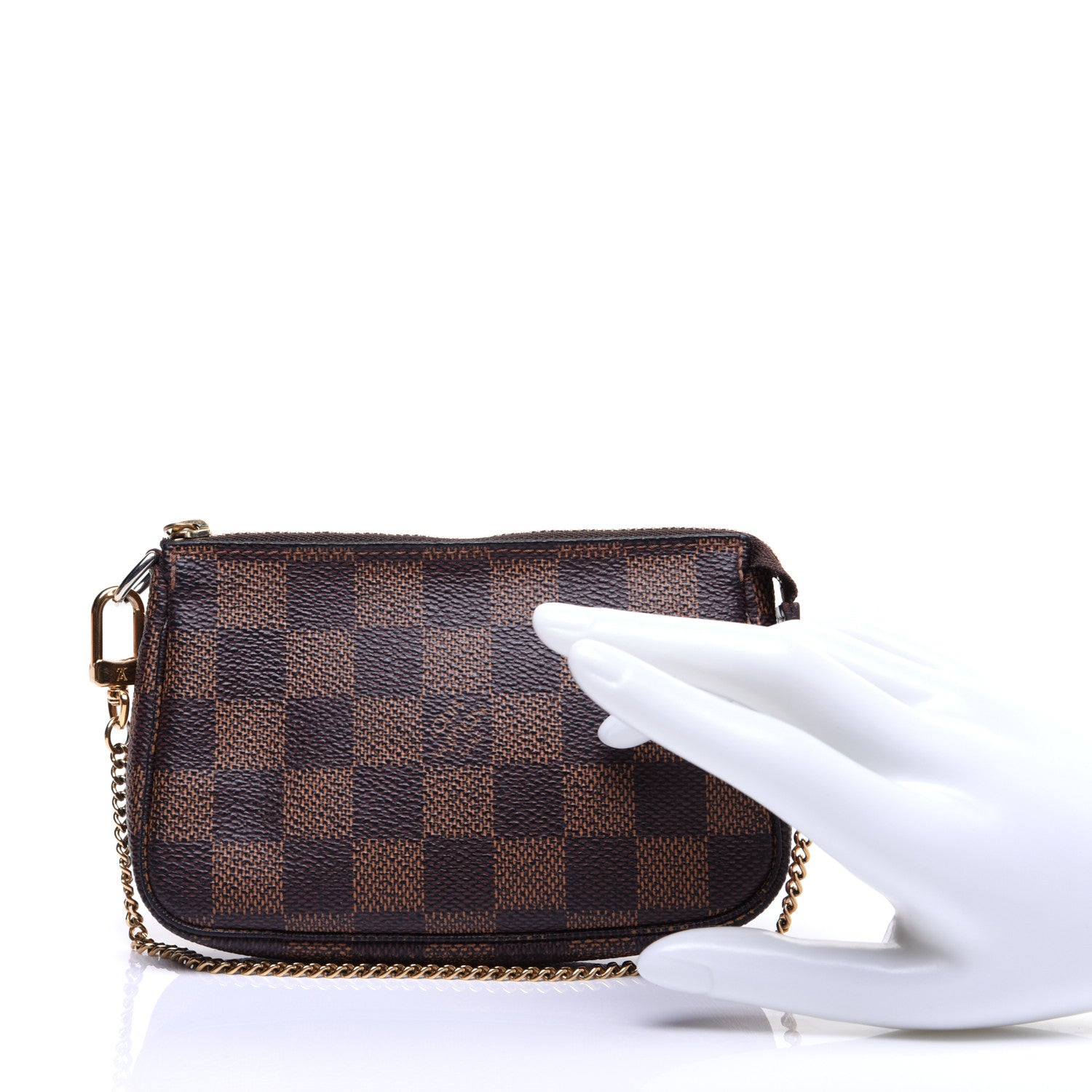 Louis Vuitton Damier Ebene Mini Pochette Accessories 2 of 10