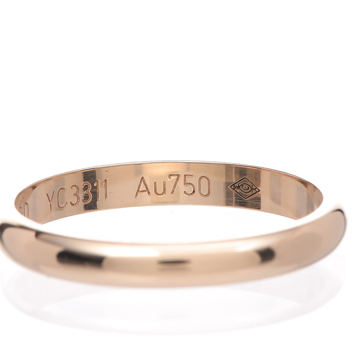 Cartier 18K Yellow Gold Band Ring 50 5.25 5 of 11