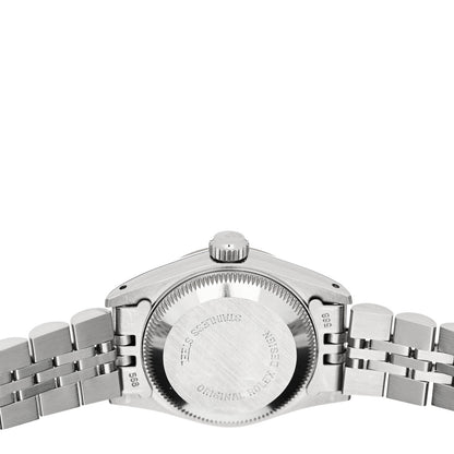 Rolex Stainless Steel 18K White Gold 26mm Oyster Perpetual Datejust Watch White Roman 69174 4 of 4