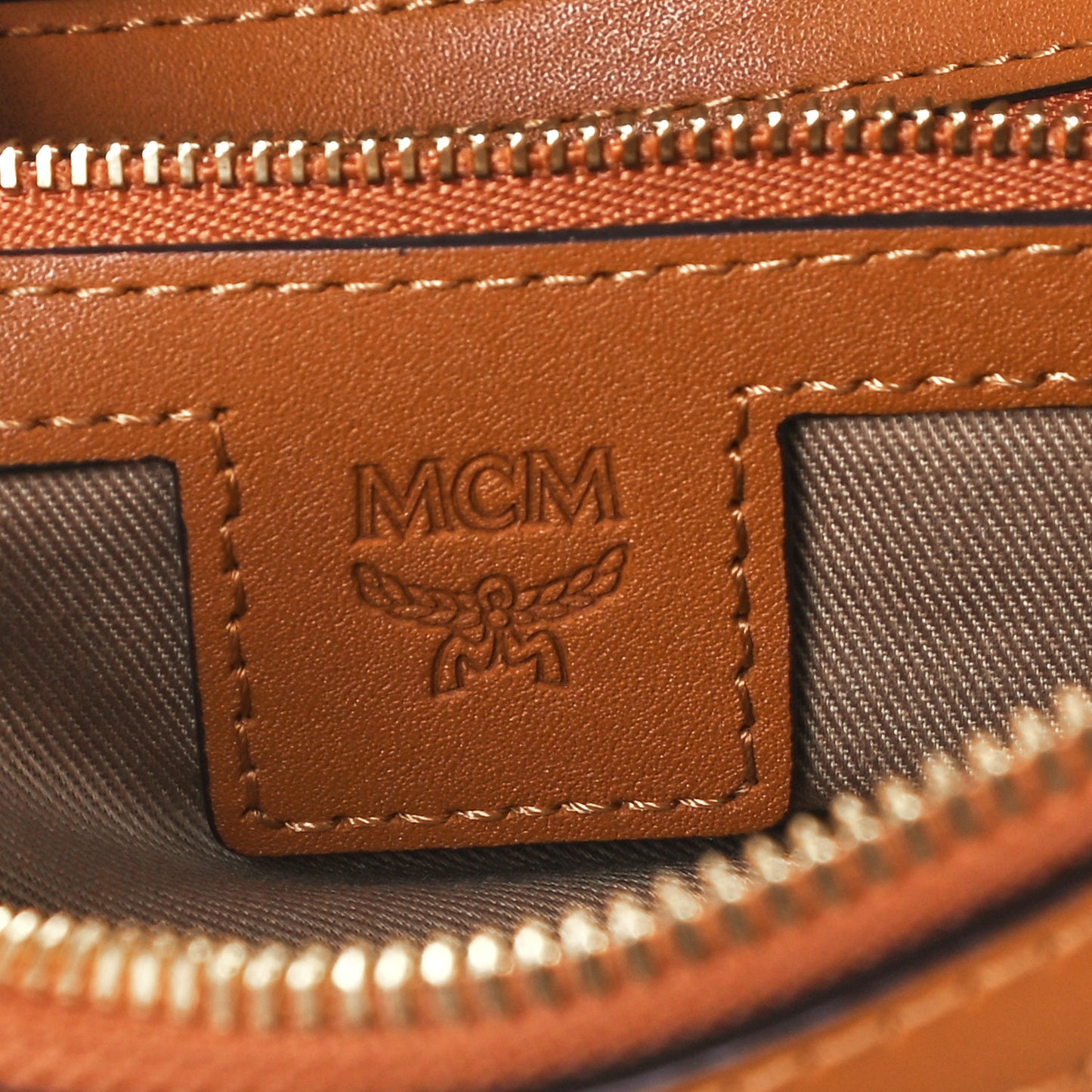 Visetos Small Boston Bag Cognac