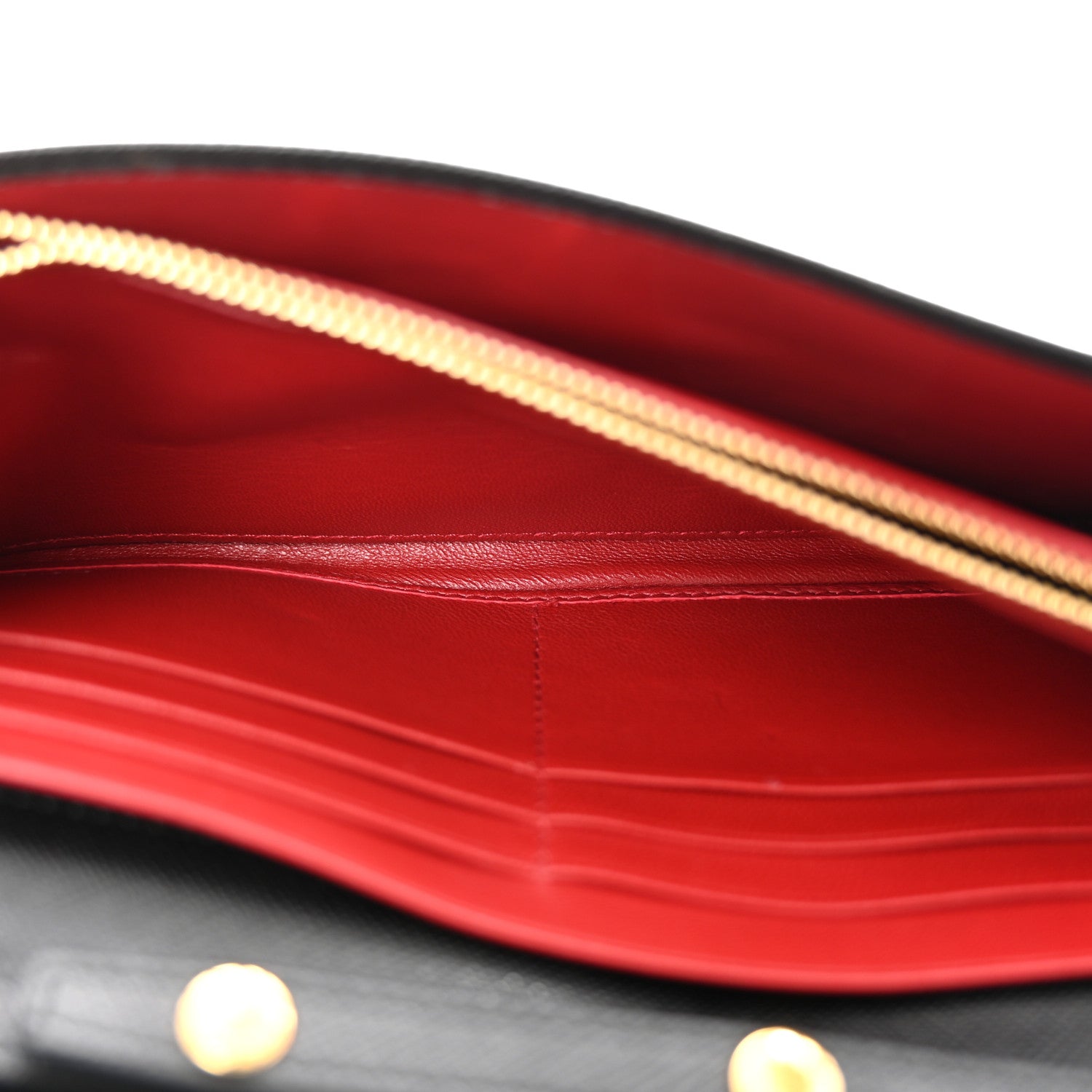 Prada Saffiano Lux Chain Wallet Black 5 of 12