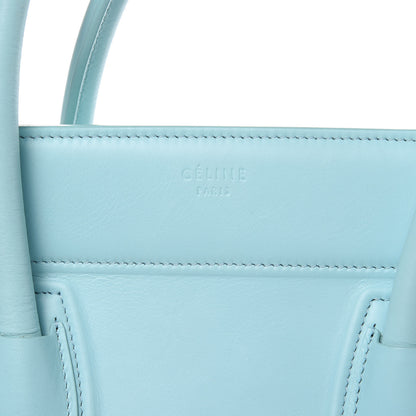 Celine Supple Calfskin Medium Phantom Luggage Azur 5 of 16