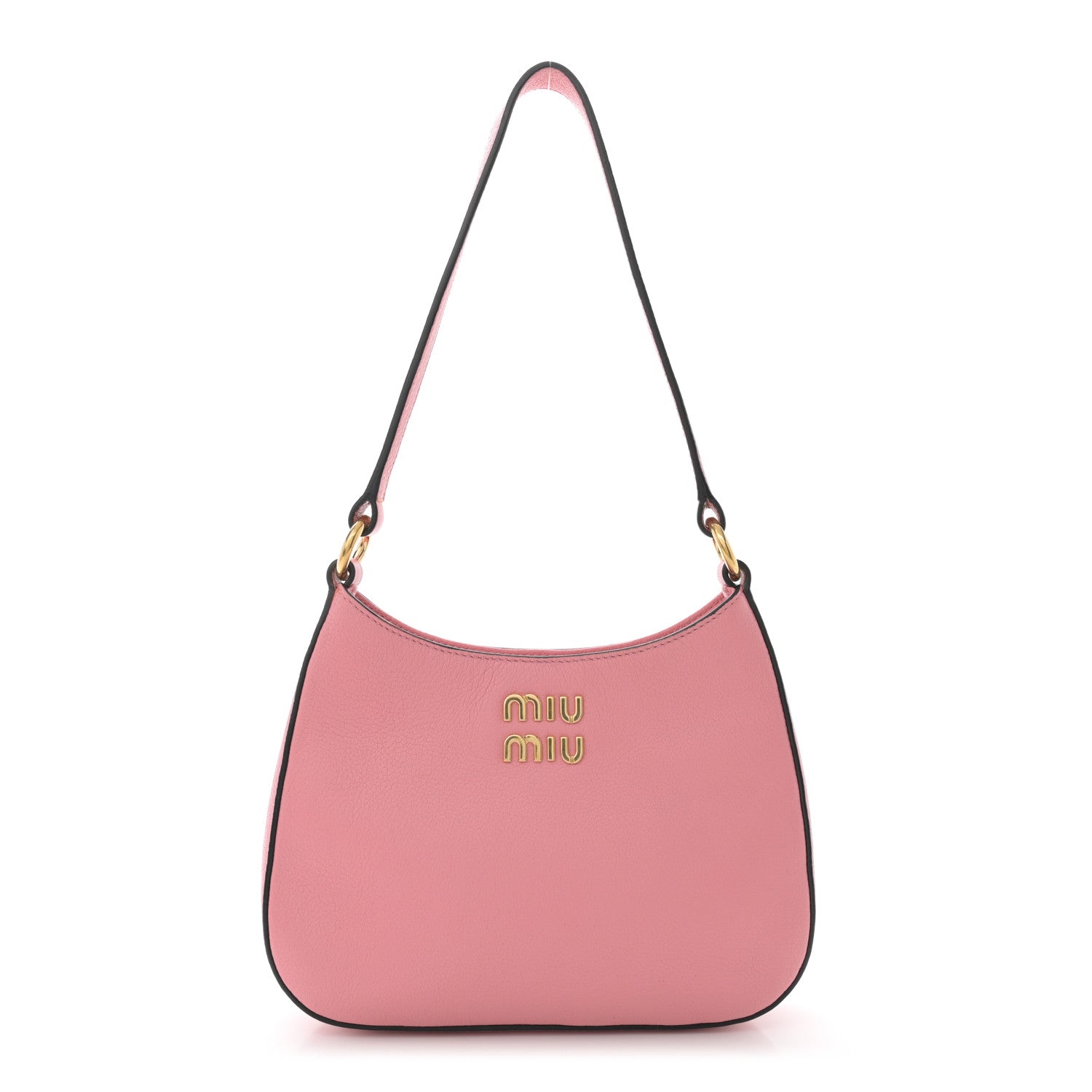 Miu Miu Goatskin Madras Hobo Bag Rosa 1 of 11