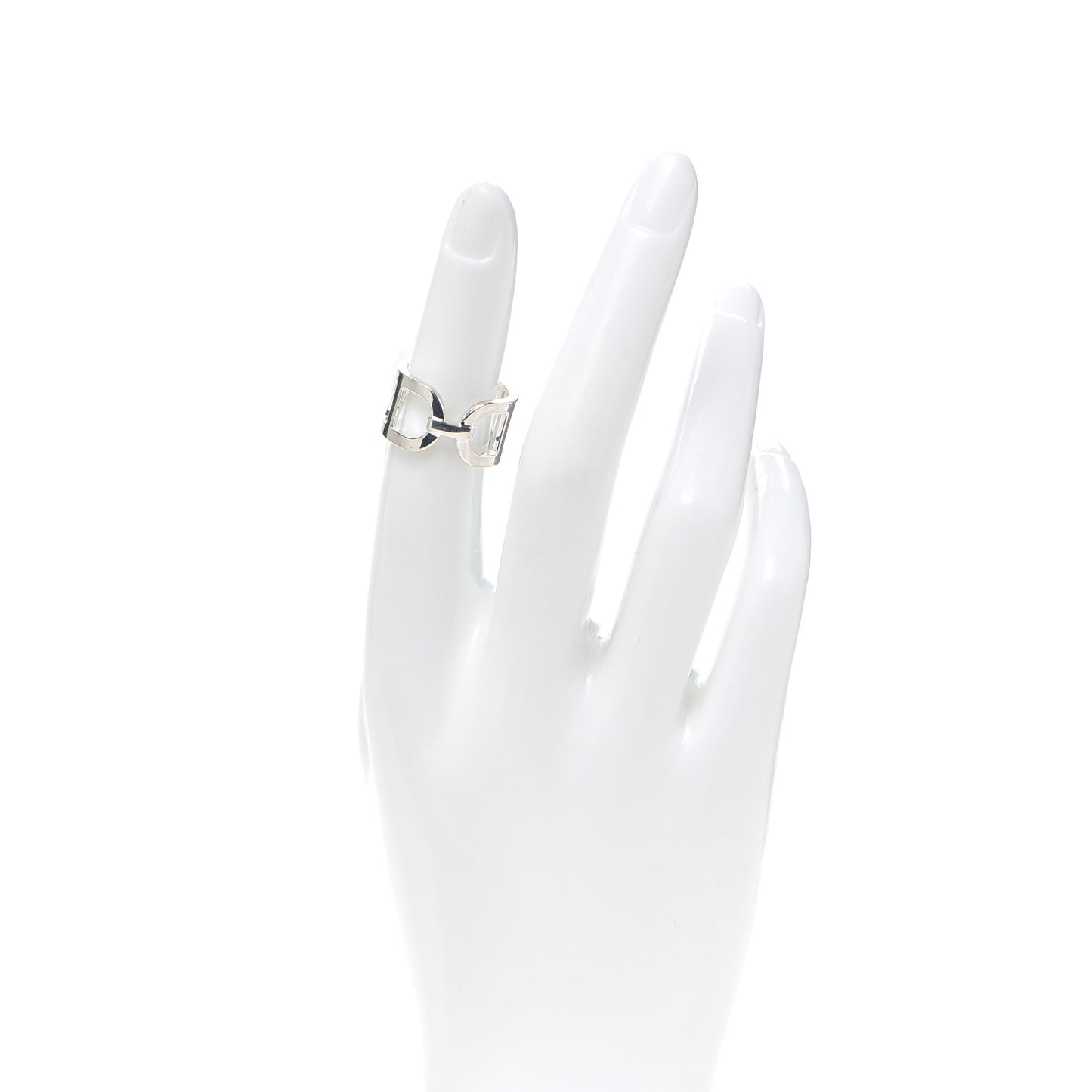 Sterling Silver MM Ever Chaine d'Ancre Ring 50 5.25