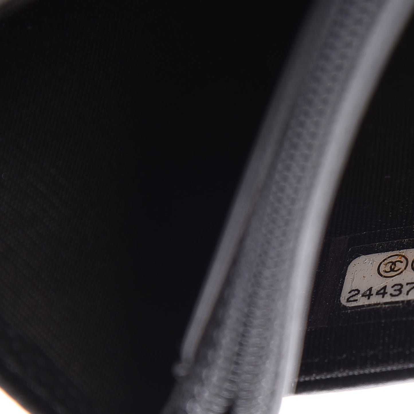 Caviar Quilted Boy Wallet On Chain WOC Black
