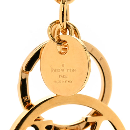 Louis Vuitton LV Circle Bag Charm Key Holder Gold 4 of 4