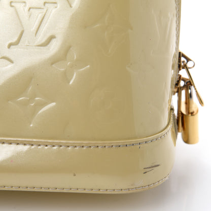 Louis Vuitton Vernis Alma PM Blanc Corail 10 of 14