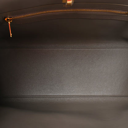 Celine Grained Calfskin Cabas 16 Bag Smokey Taupe 6 of 13