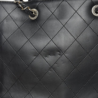 Chanel Calfskin Large Serial Shopper Tote Black 12 of 13
