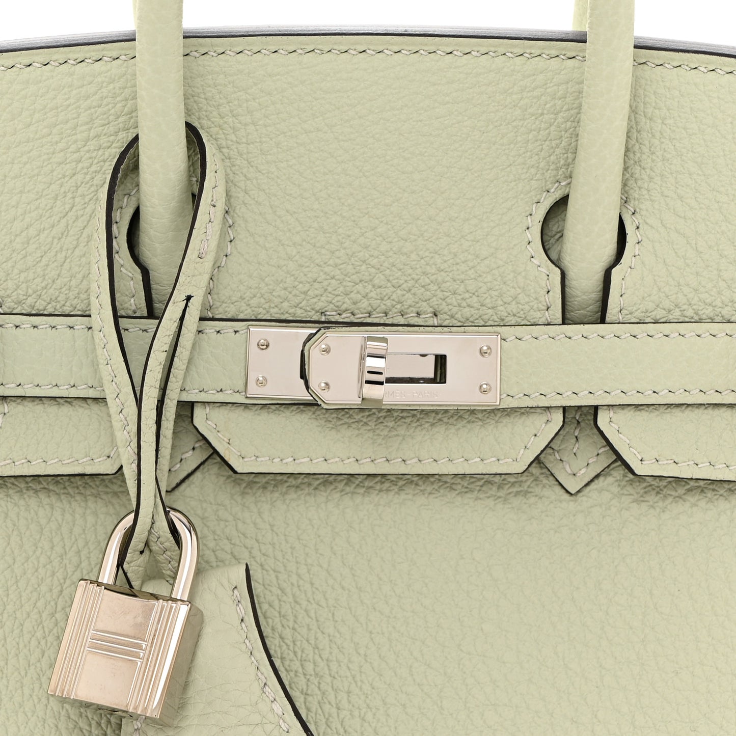 Togo Birkin 25 Gris Neve