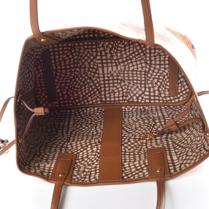 MCM Visetos Medium Liz Reversible Shopper Tote Cognac 14 of 20