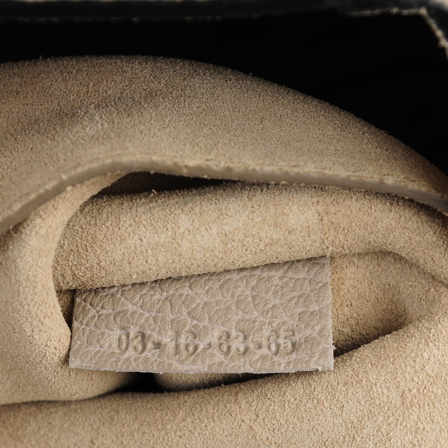 Grained Lambskin Drew Shoulder Bag Motty Grey