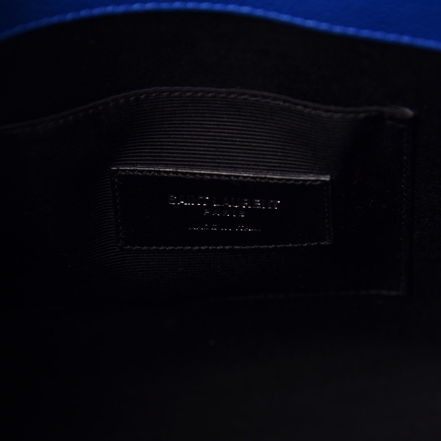 Saint Laurent Grained Calfskin Baby Sac De Jour Flash Blue 6 of 6