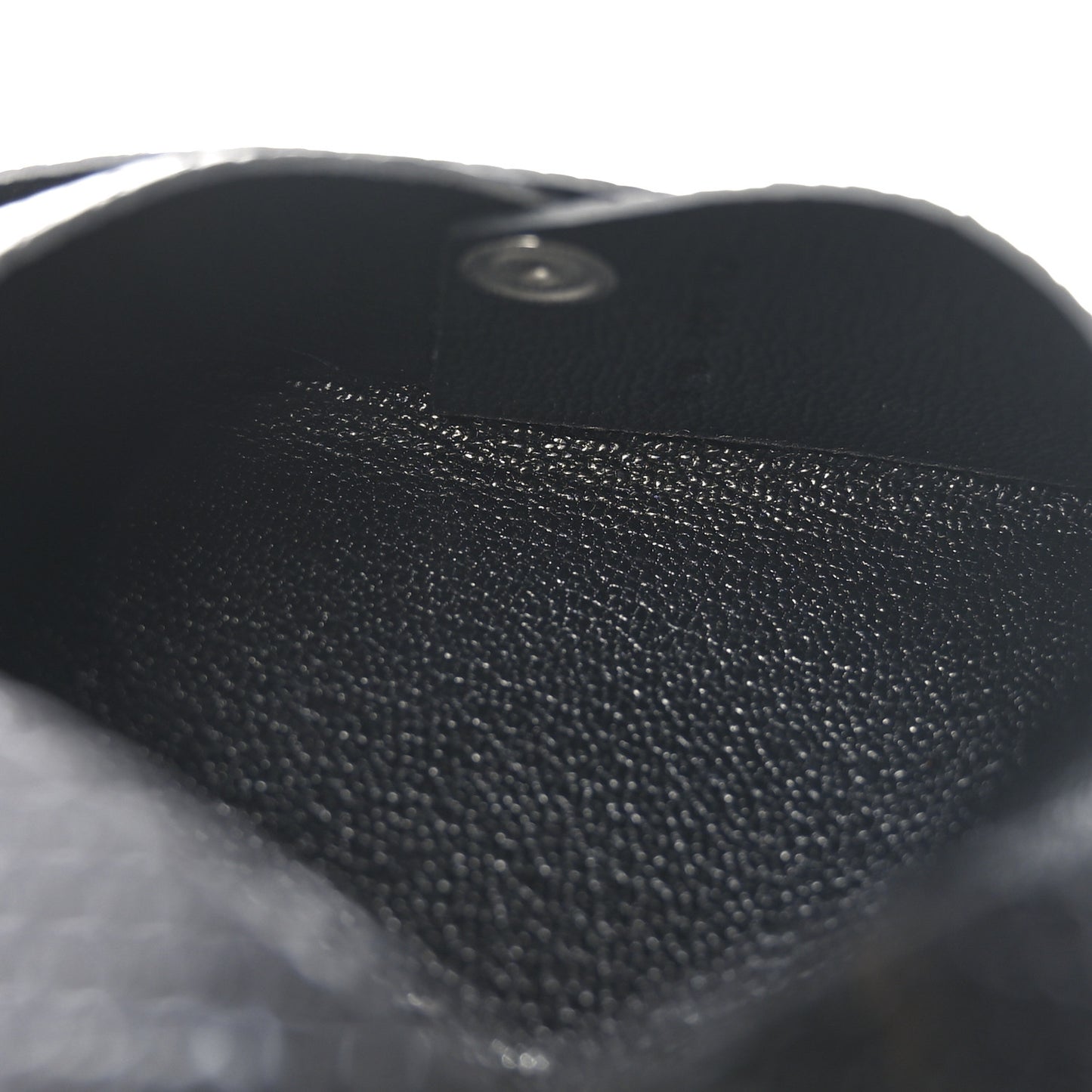 Lizard Calvi Card Case Black