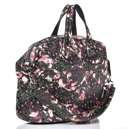 Givenchy Lambskin Roses Camouflage Print Medium Nightingale Black 4 of 11