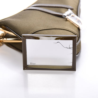 Christian Dior Nylon Mini Saddle Bag Kaki 8 of 10