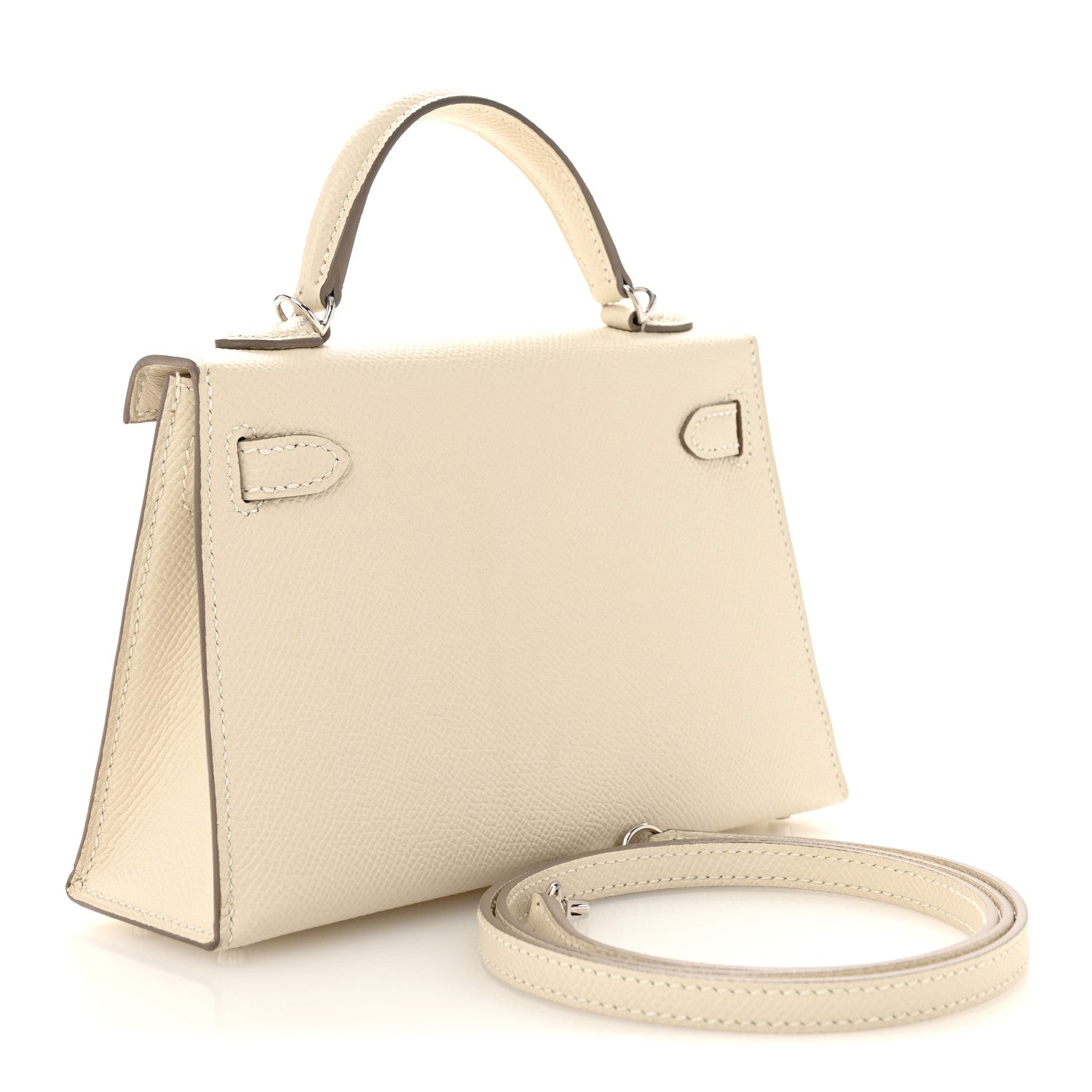 Hermes Epsom Mini Kelly Sellier 20 Craie 3 of 12