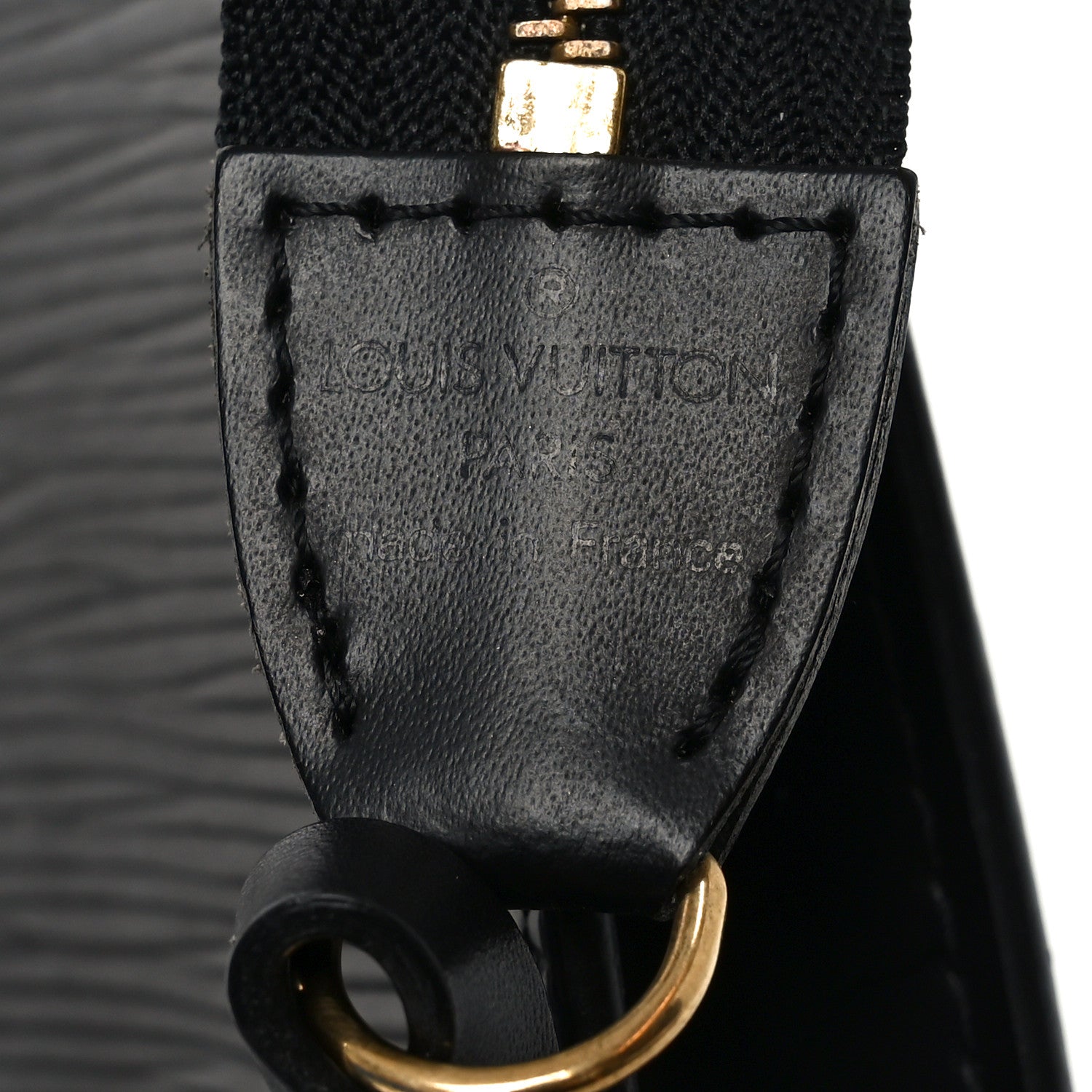 Louis Vuitton Epi Pochette Accessories 21 Black 6 of 8