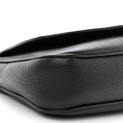 Gucci Pebbled Calfskin Medium Soho Flap Crossbody Black 9 of 11