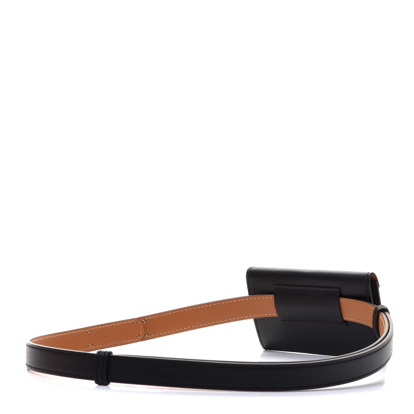 Epsom Kelly Pocket Belt Black