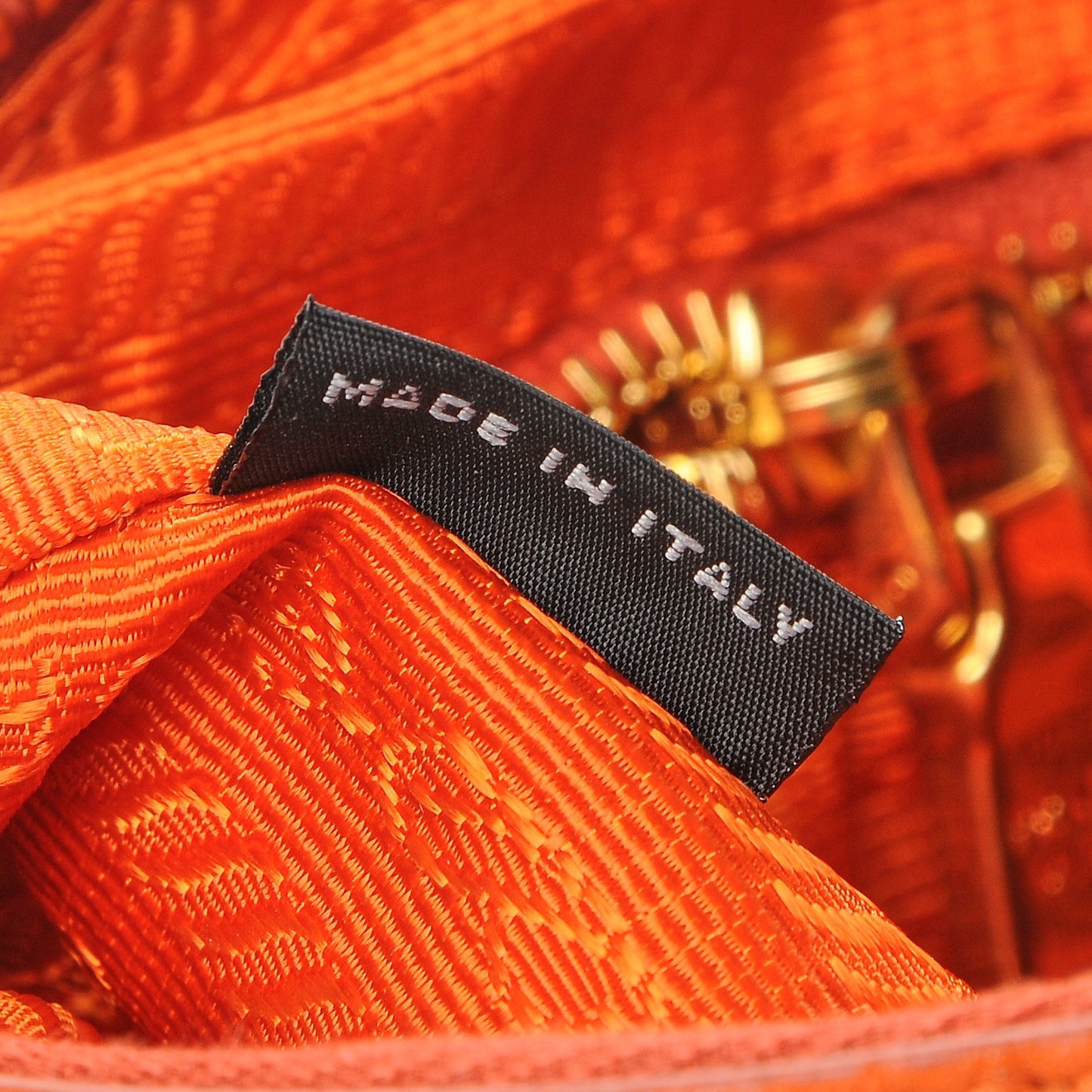 Vitello Daino Pochette Bag Papaya