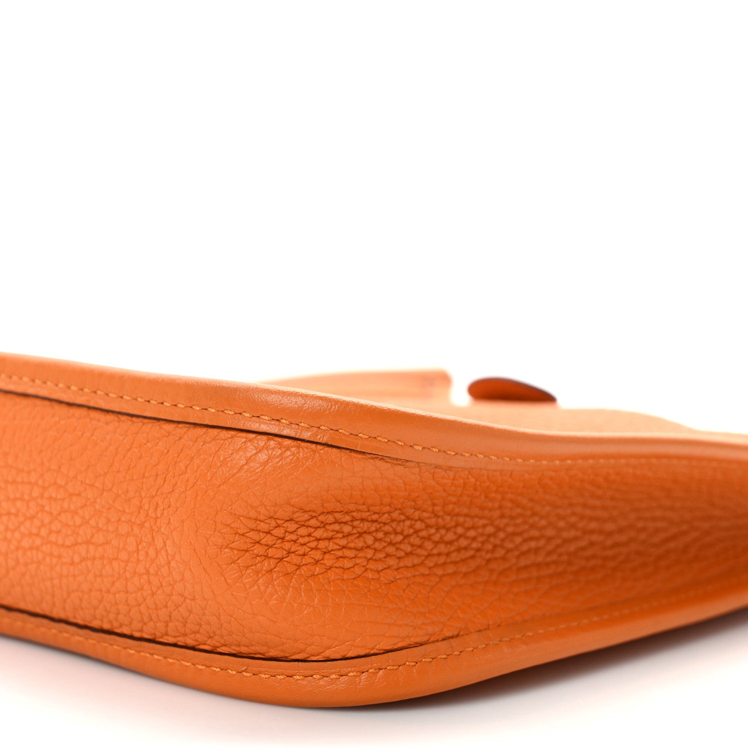 Hermes Taurillon Clemence Evelyne TPM Abricot 10 of 11