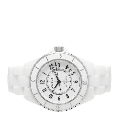 Chanel Stainless Steel Ceramic 38mm J12 Automatic Watch White 2 of 5