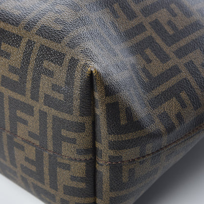 Fendi Zucca Spalmati Medium Roll Tote Tobacco Moro 13 of 13
