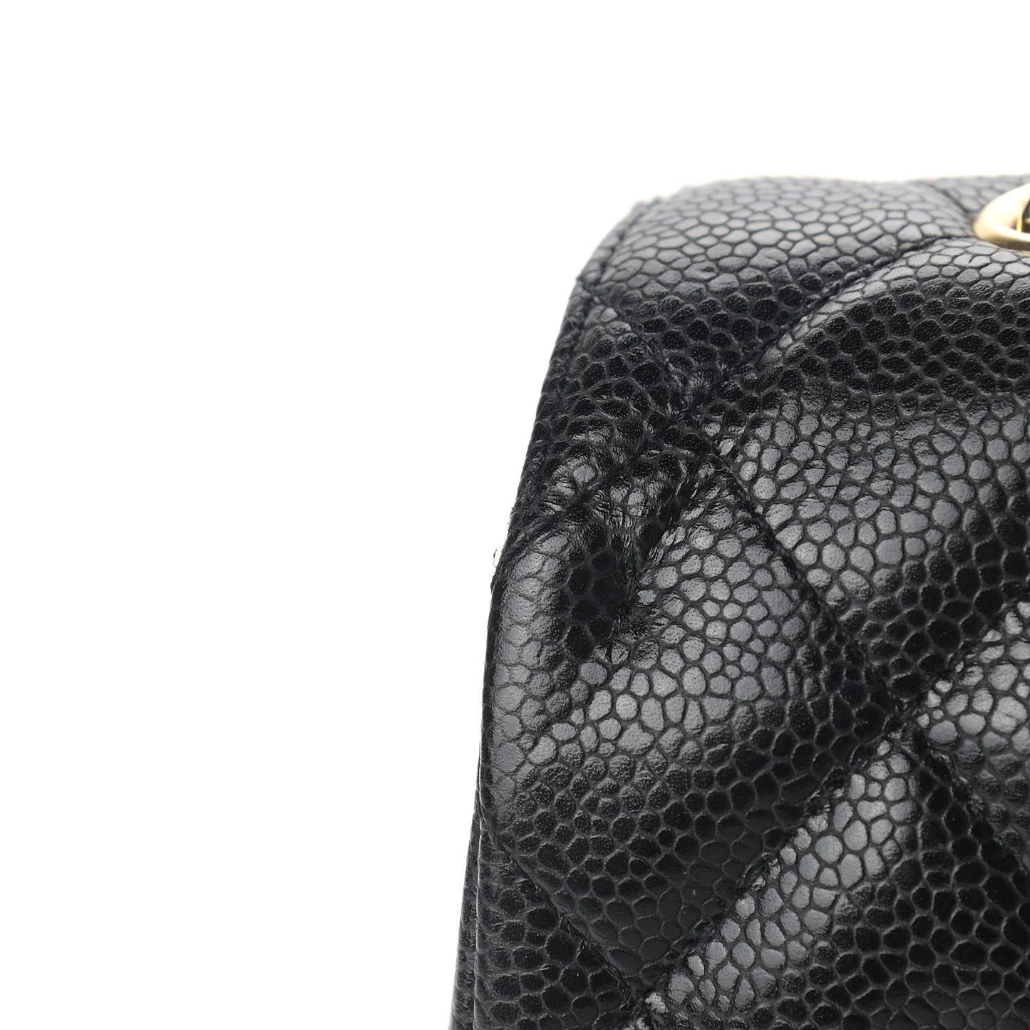 Caviar Quilted Jumbo Single Flap Black