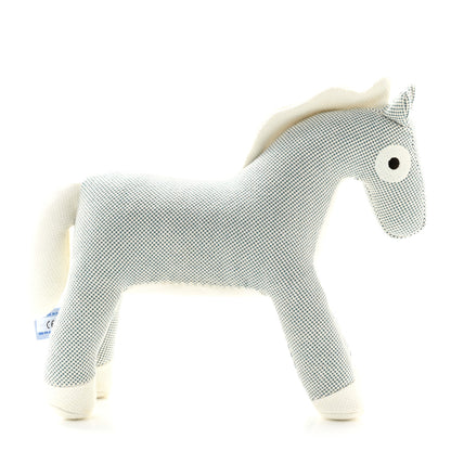 Hermes Cotton Honore Epopee Horse Plush Toy Bleu Nattier 1 of 6