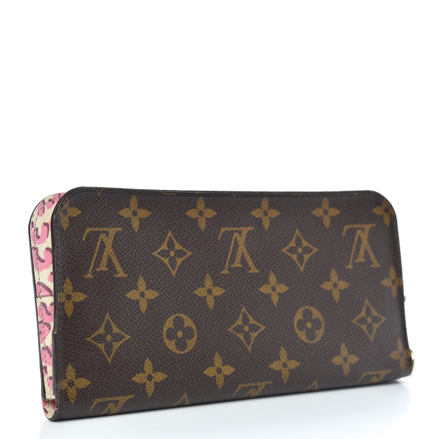 Louis Vuitton Monogram Leopard Insolite Wallet Blanc Corail 3 of 11